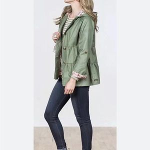 Matilda Jane green rain jacket XXL